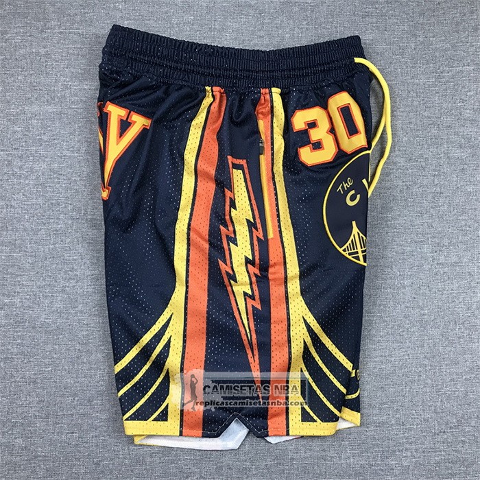 Pantalone Golden State Warriors Stephen Curry 2022 NBA Finals Azul